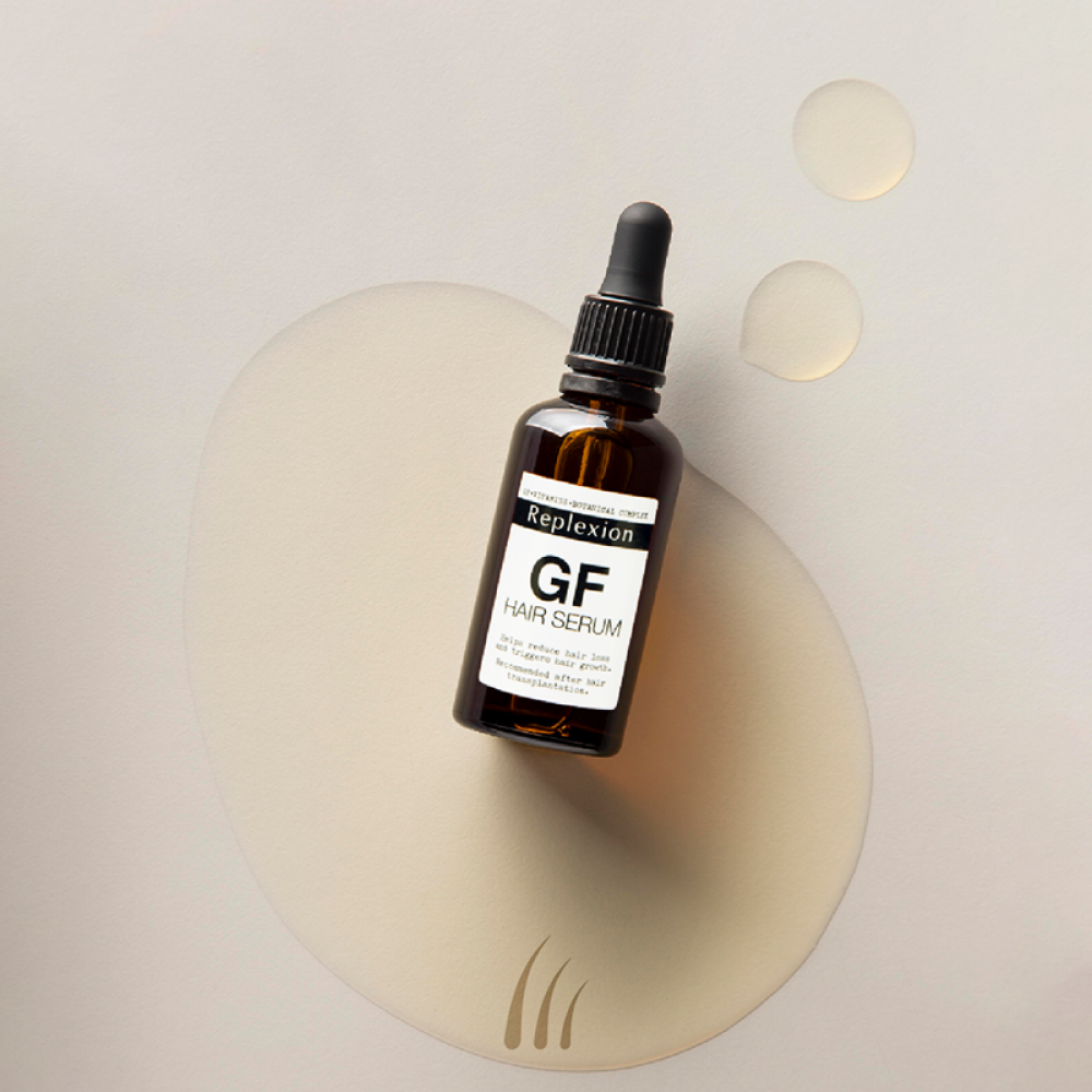 Replexion GF Hair Serum 30 ml x 4: 120 ML Anti-Hair Loss Serum, Saç Dökülmesine Karşı Serum