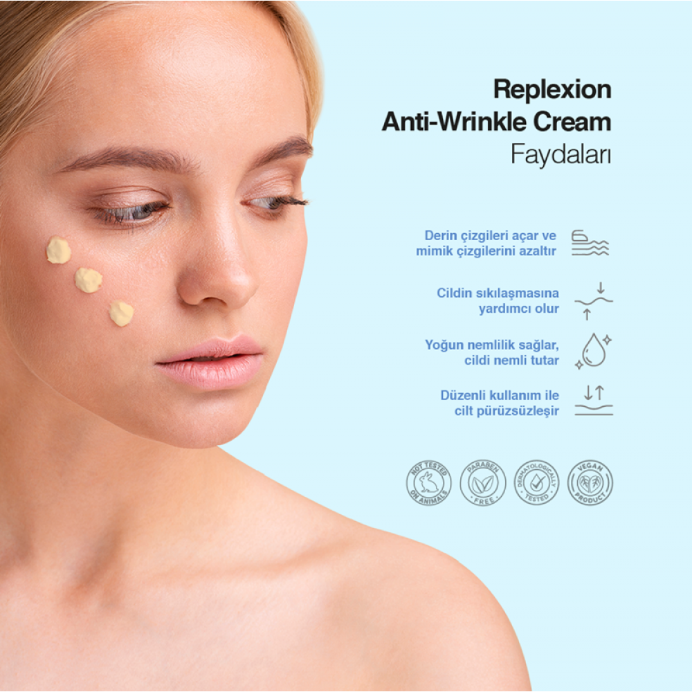 REPLEXION Anti-Wrinkle Cream 50 ml. Kırışıklık Karşıtı Krem